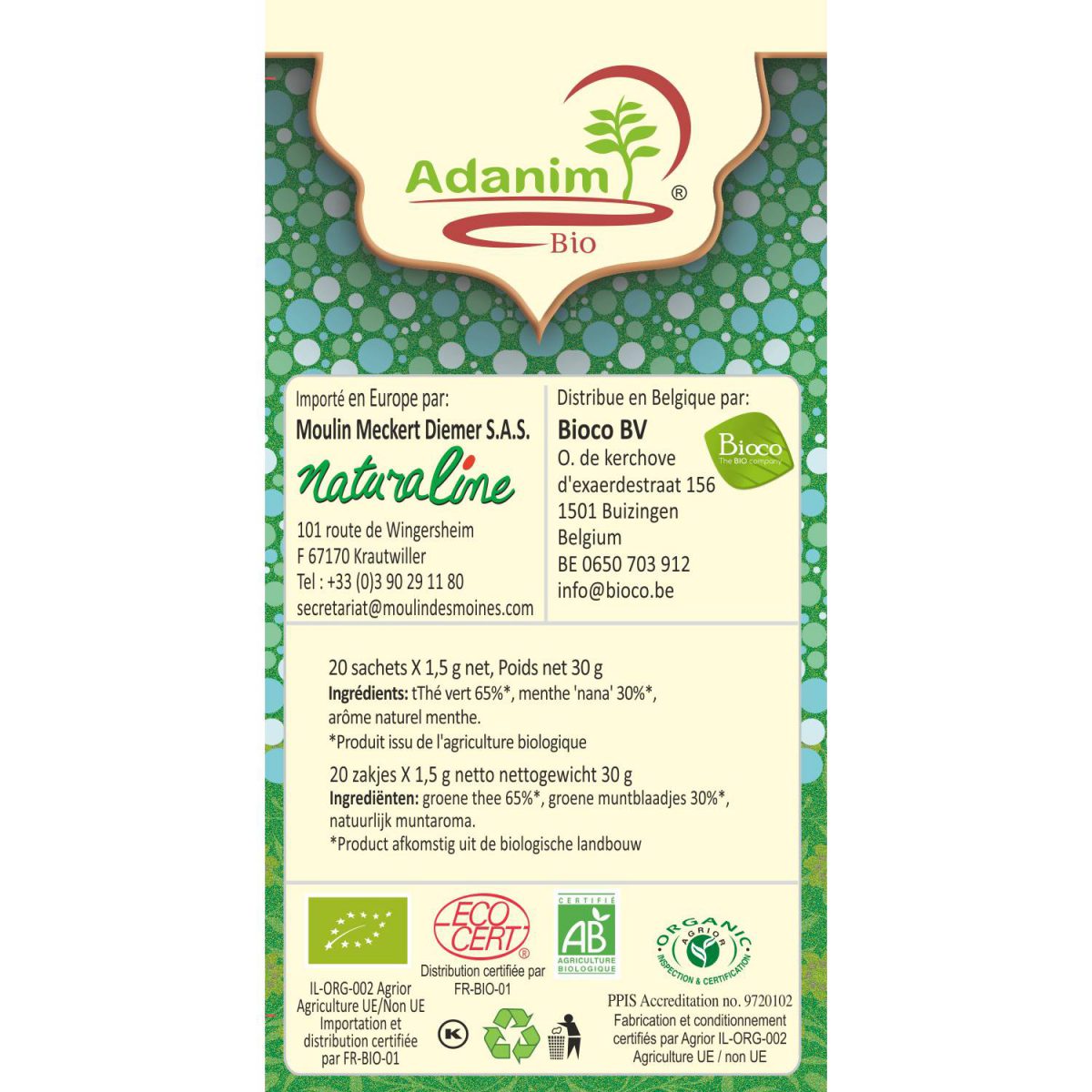 122 Spearmint Green Tea - Image 2