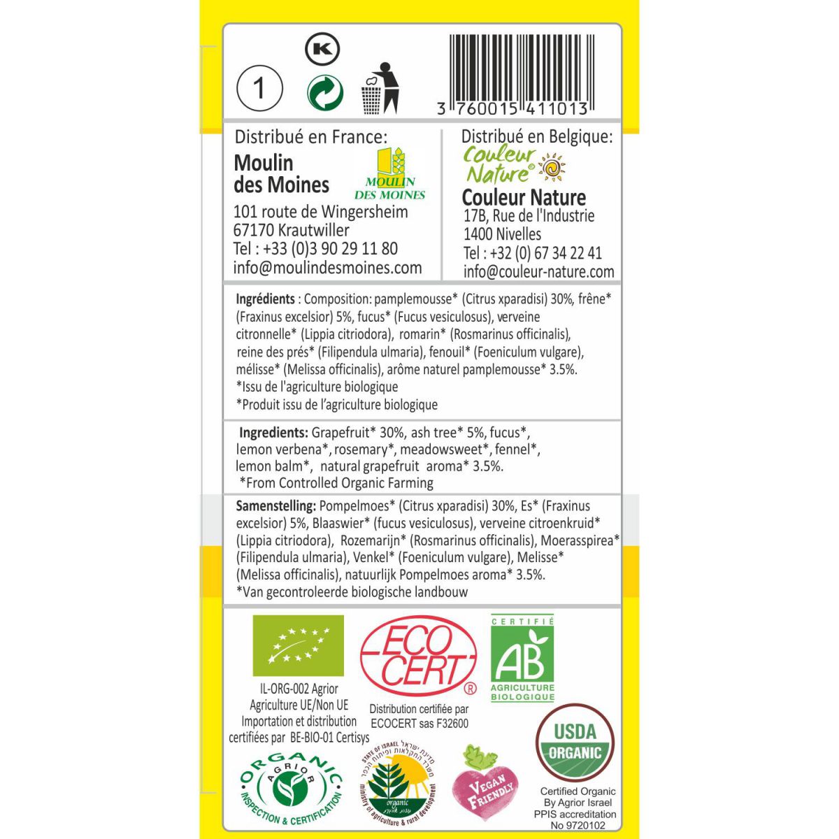 Slimming Fat, Grapefruit and Ash-Tree Herbal Blend Tea - Image 2