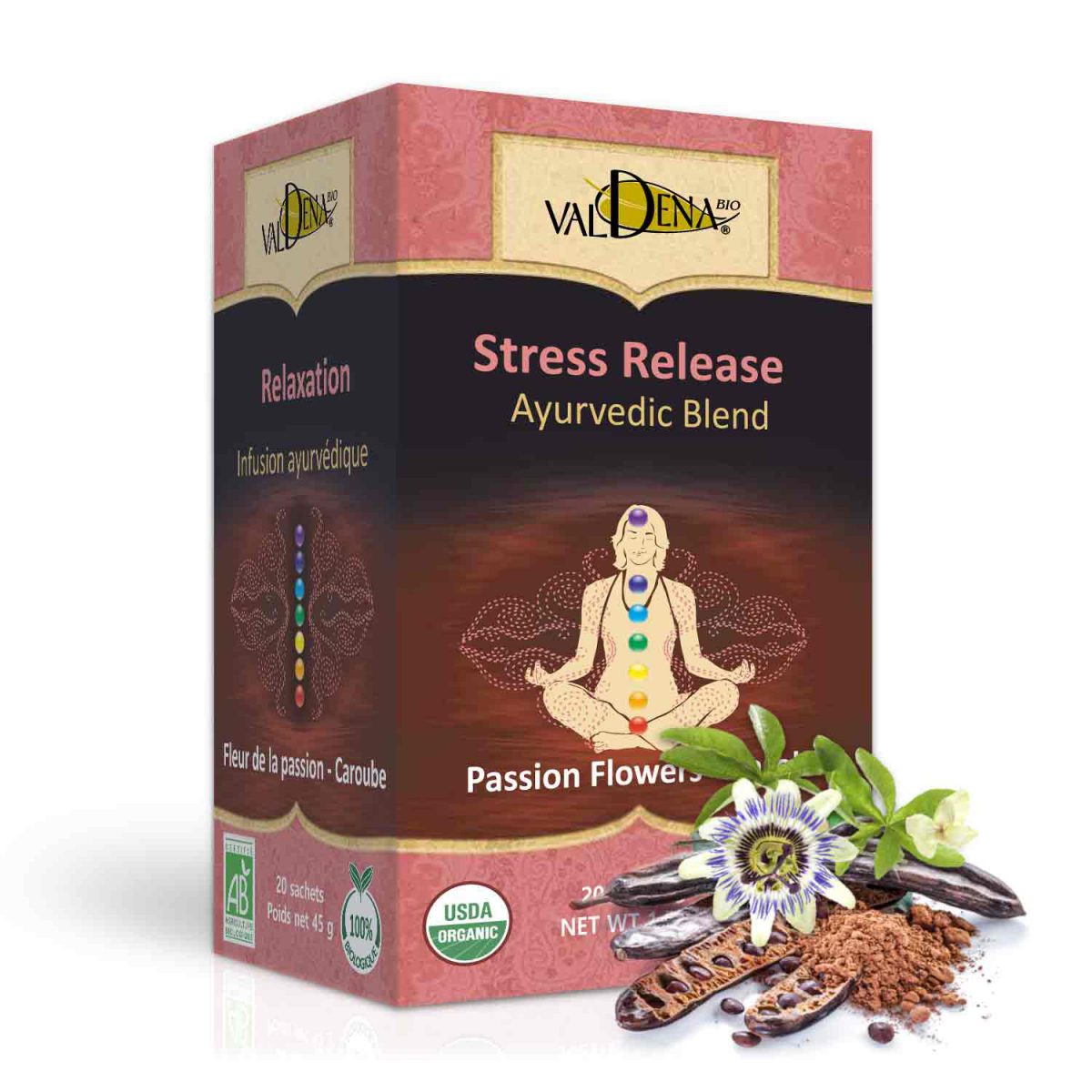 Passion Flowers Carob tea Passion-Flowers Sleep and relaxation tea