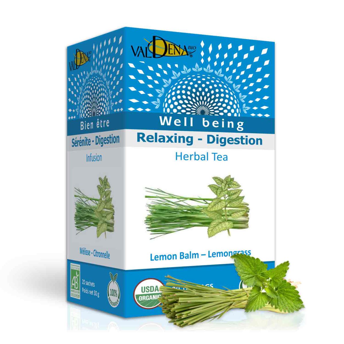 Lemon-Balm and Lemongrass tea Lemon Balm and Lemongrass Sleepy time tea