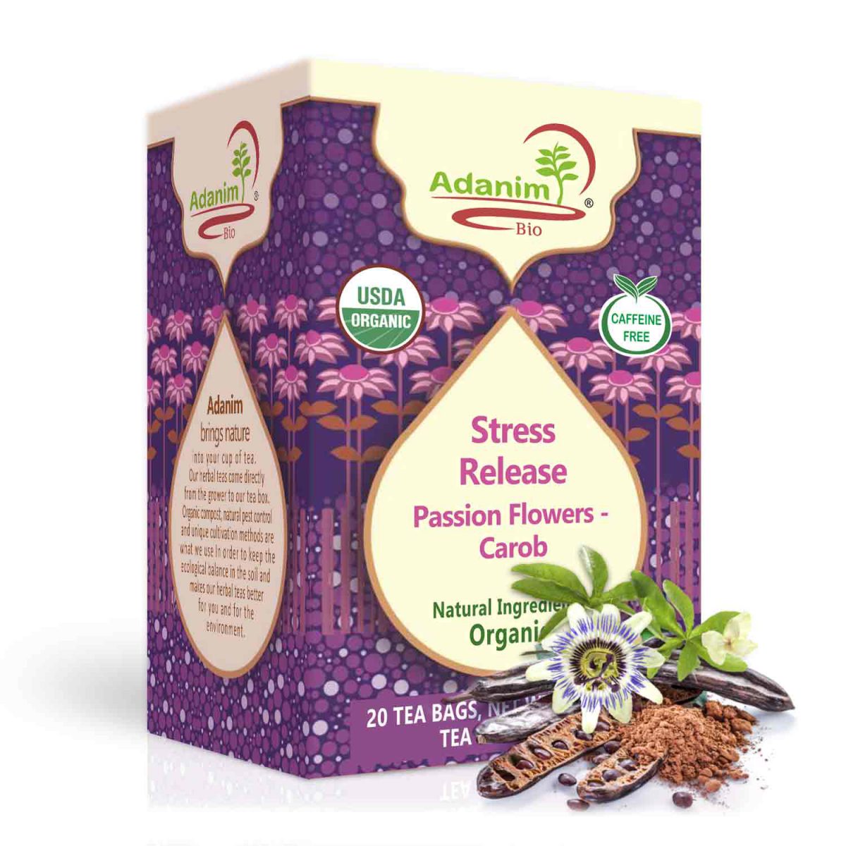 Passion-Flowers-Carob Passion-Flower relax and sleep tea