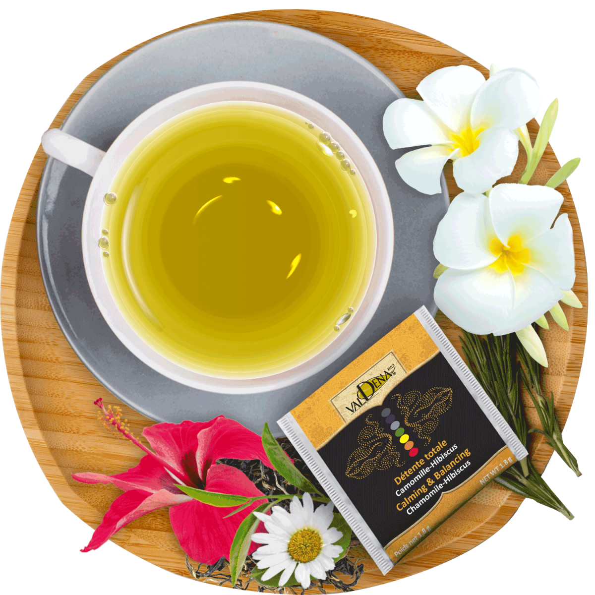 Calming Tea for Stress Reducing and Antianxiety Ayurvedic Blend by