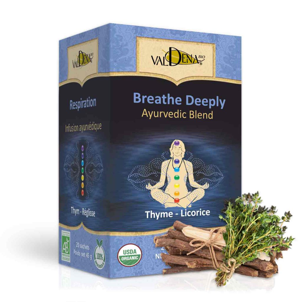 Thyme Tea Bags with Health Benefits for Lungs, Cough and Cold Relief