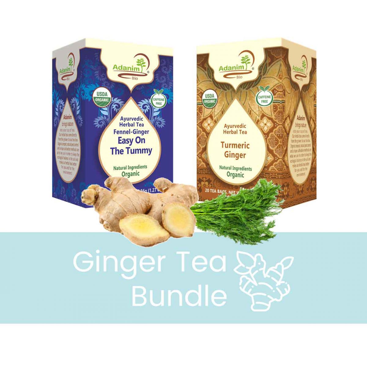 Ginger Herbal tea Bundle