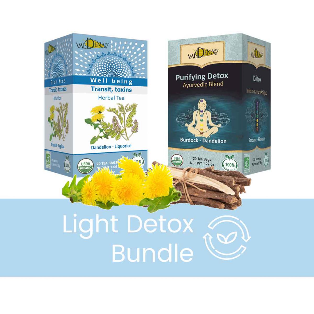 Light Detox Organic Tea Bundle