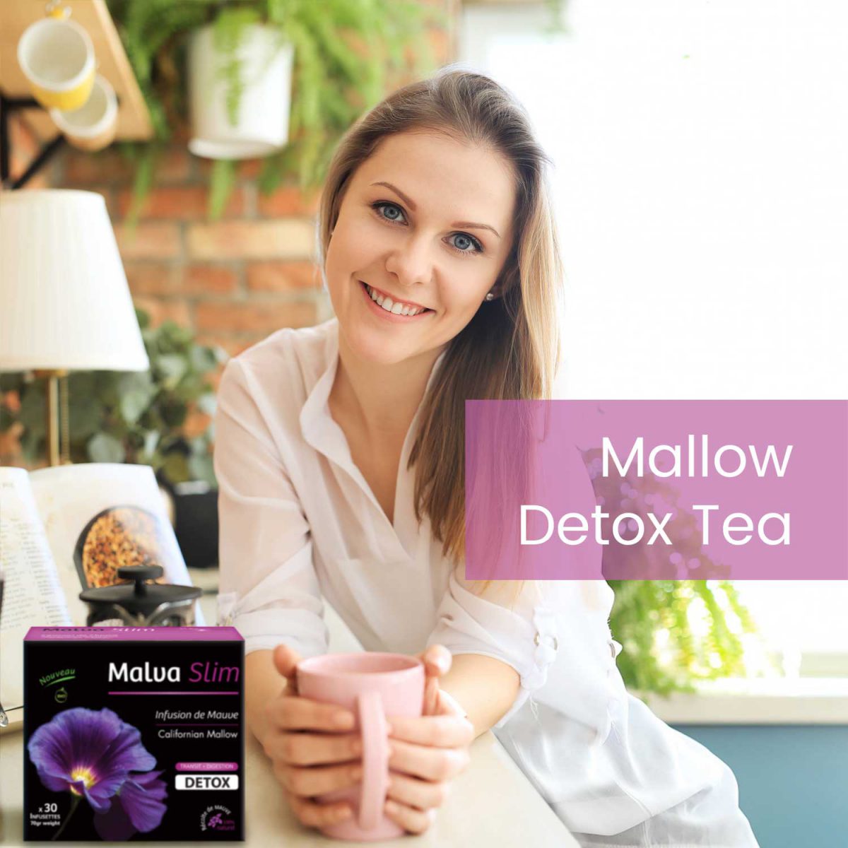 Mallow detox tea