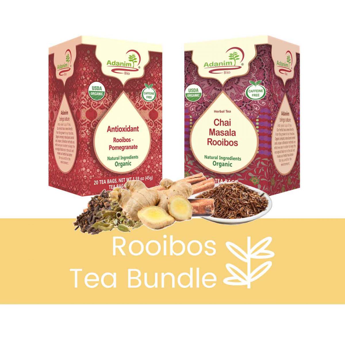 Rooibos tea Bundles Organic Rooibos tea Bundle Set